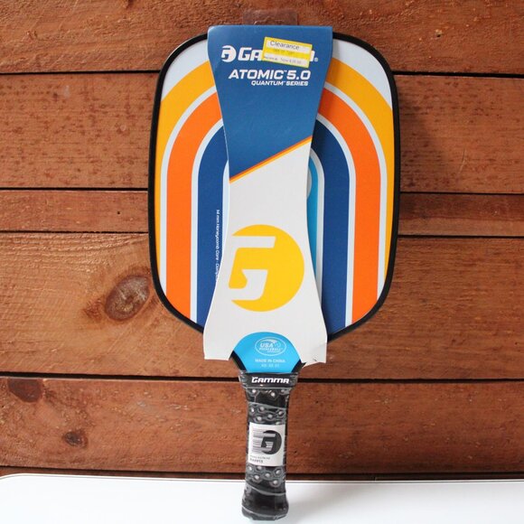 Gamma Atomic 5.0 Pickleball Paddle Quantum Series Lightweight Graphite Face USA - Picture 1 of 5